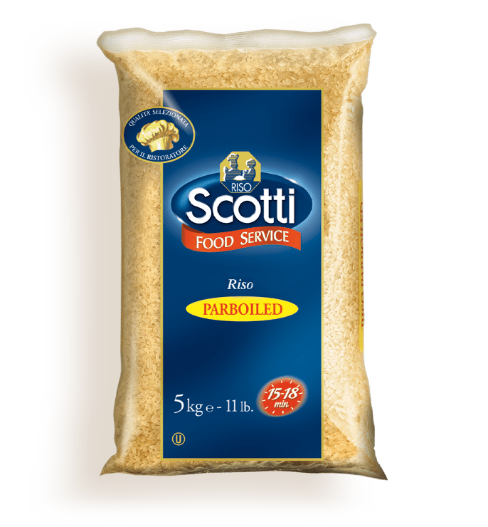 PARBOILED RIBE RICE 5 Kg - Riso Scotti SPA