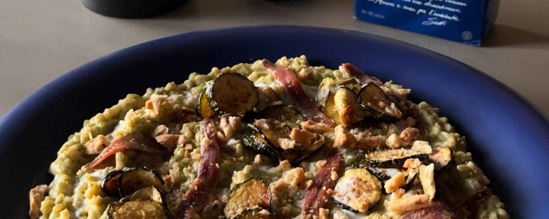 Risotto with Zucchini Cream, 