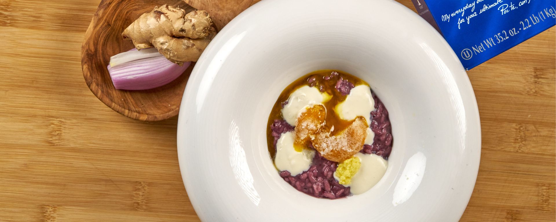 Risotto Carnaroli with Montepulciano, 