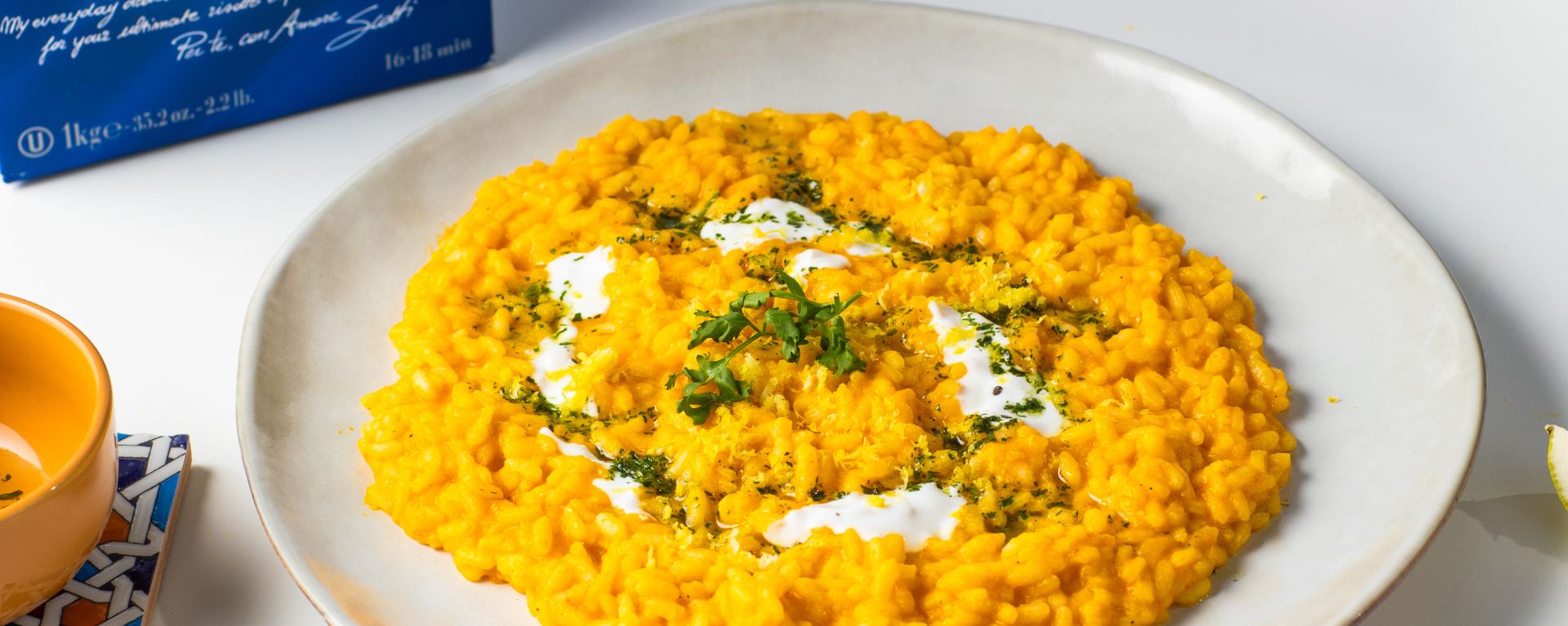 Carnaroli Rice with roasted carrot, 